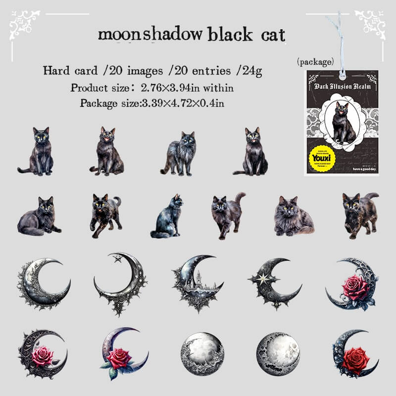 MoonshadowBlackCat-HardCardStickers-Scrapbooking