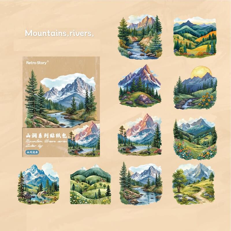 MountainsandRivers-Stickers-Scrapbooking