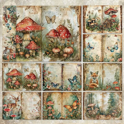 MushroomForestPaper-Scrapbooking