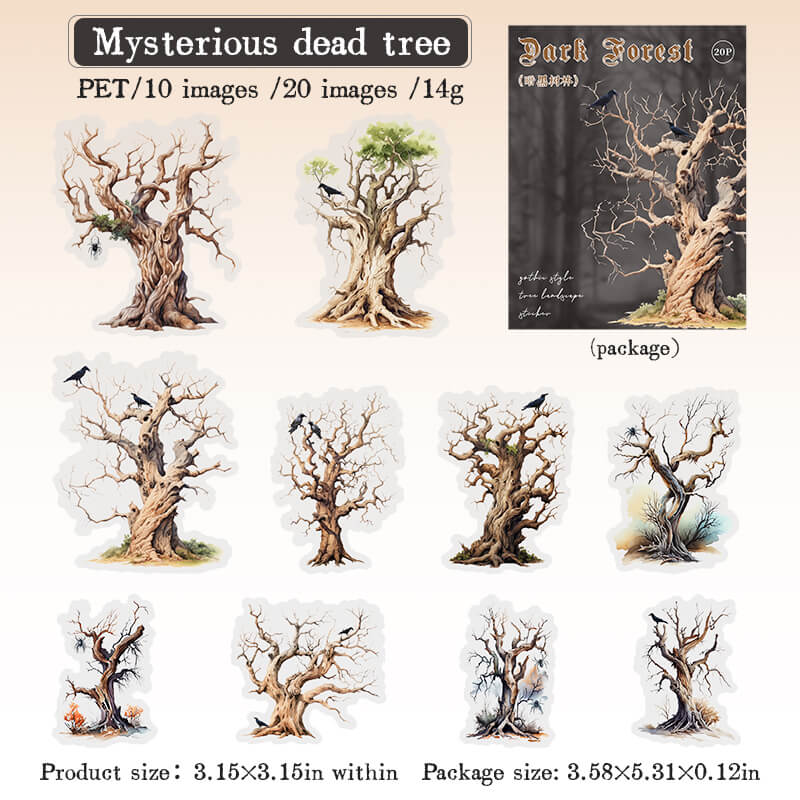 MysteriousDeadTree-Stickers-JunkJournal