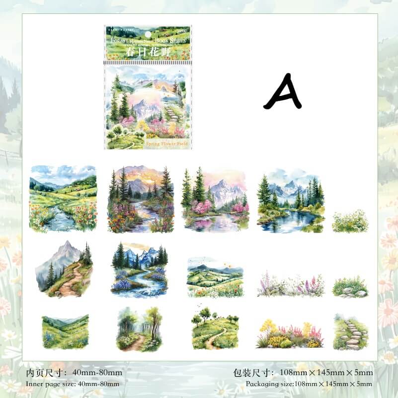 NatureForest-Sticker-Scrapbooking-A