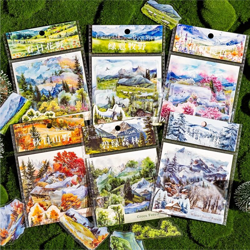 NatureForest-Sticker-Scrapbooking