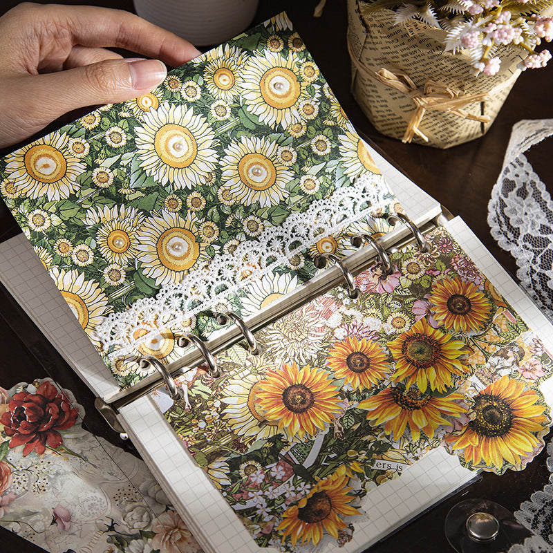 Vintage Gorgeous Flower Paper