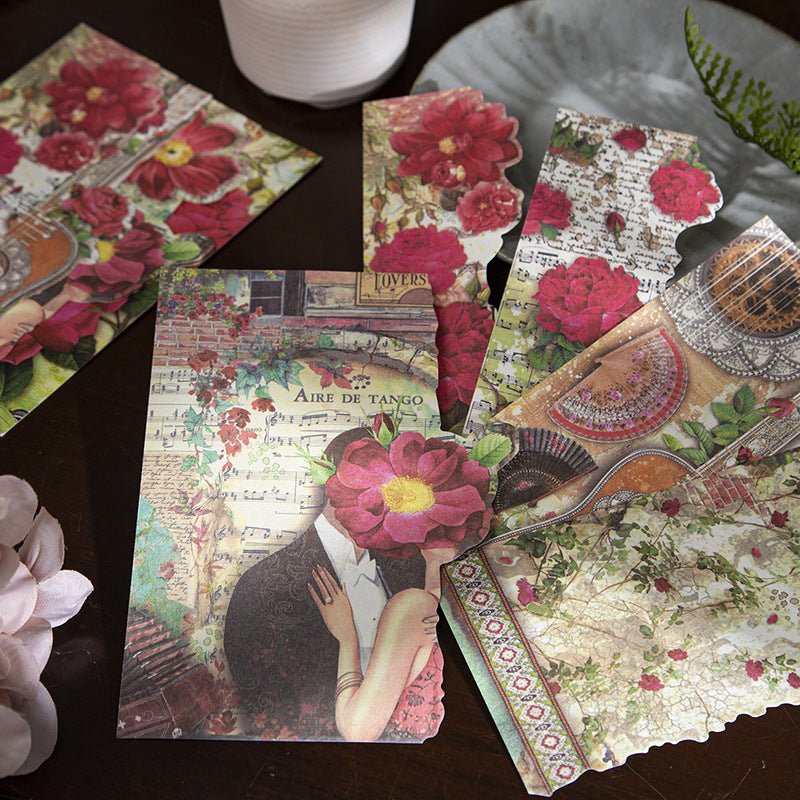 Vintage Gorgeous Flower Paper