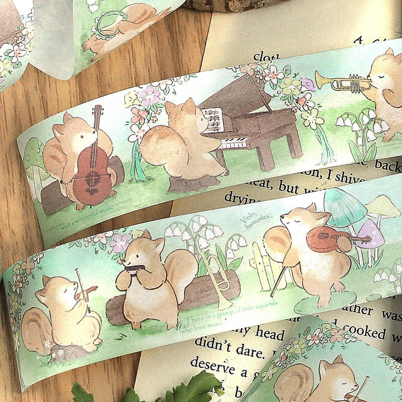 Vintage cute animals washi tapes