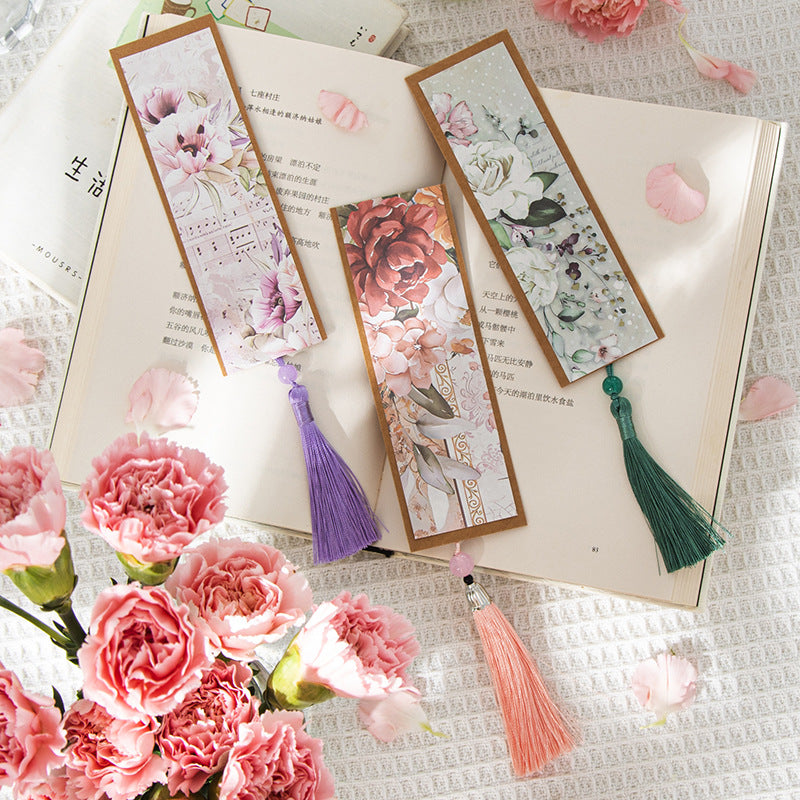 Romantic Flower Sea scrapbook with paper