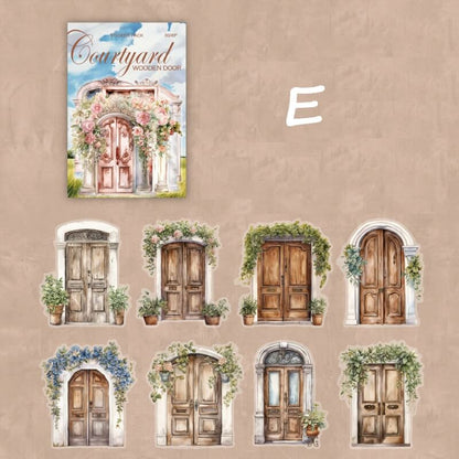 PatioFlowerDoor-Stickers-Scrapbooking-E