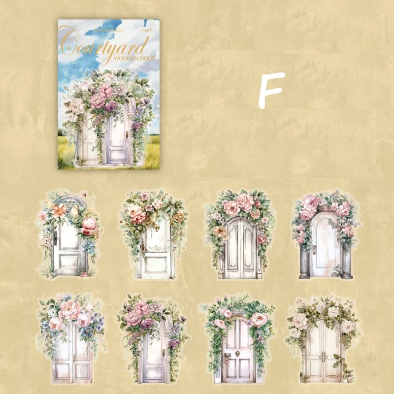 PatioFlowerDoor-Stickers-Scrapbooking-F