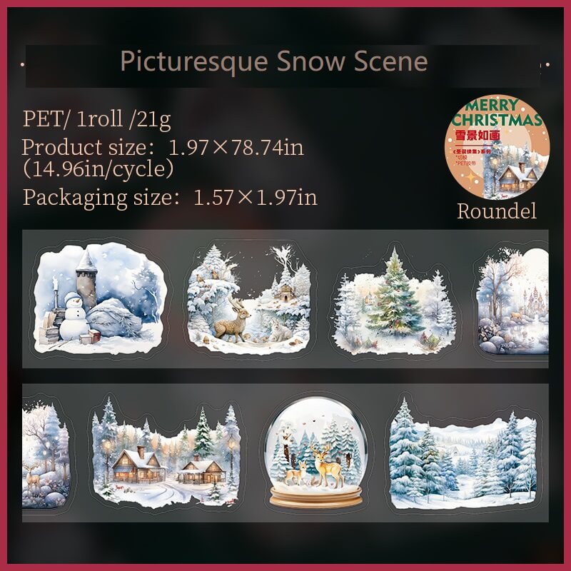 PicturesqueSnowScene-Tape-Scrapbooking