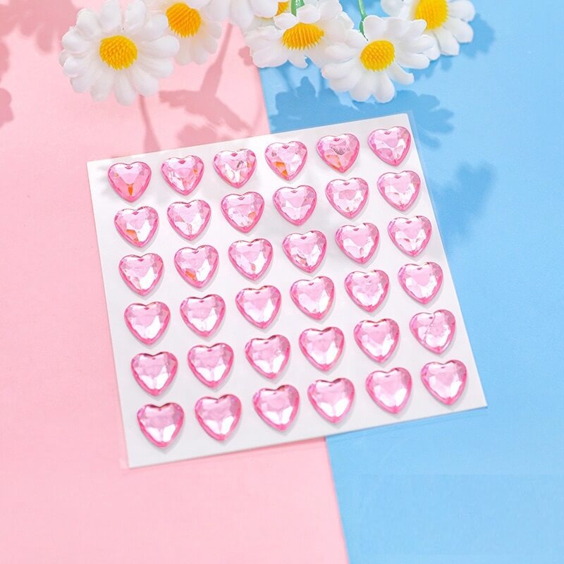 Dazzling Colorful Love Diamond Stickers