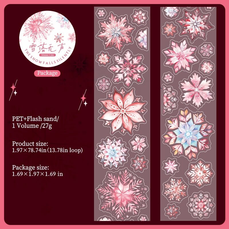 PinkSnowflake-Tape-Scrapbook