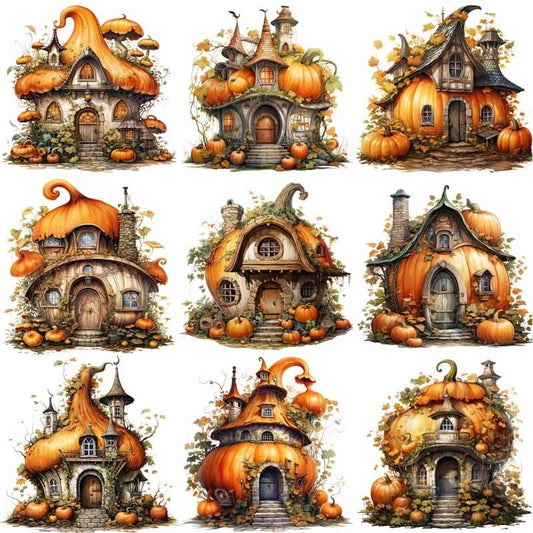 Pumpkin House Stickers