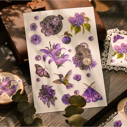 PurpleFlowers-Rub-OnStickers-Scrapbooking-2