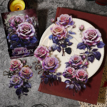 PurpleRose-Sticker-JunkJournal-1