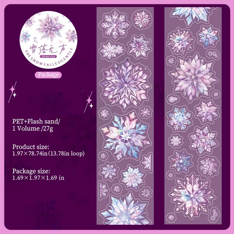 PurpleSnowflake-Tape-Scrapbook