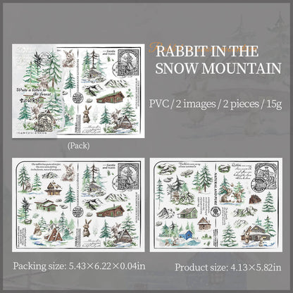 RabbitintheSnowyMountain-Rub-OnStickers