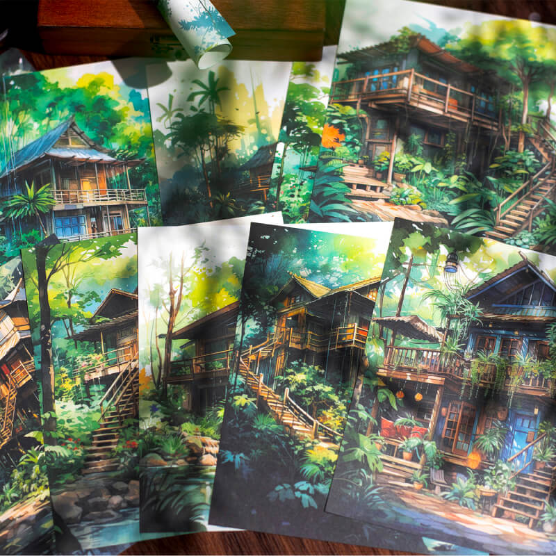 RainforestCottage-Paper-Scrapbook