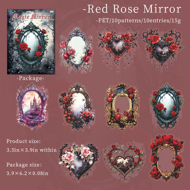 RedRoseMirror-sticker