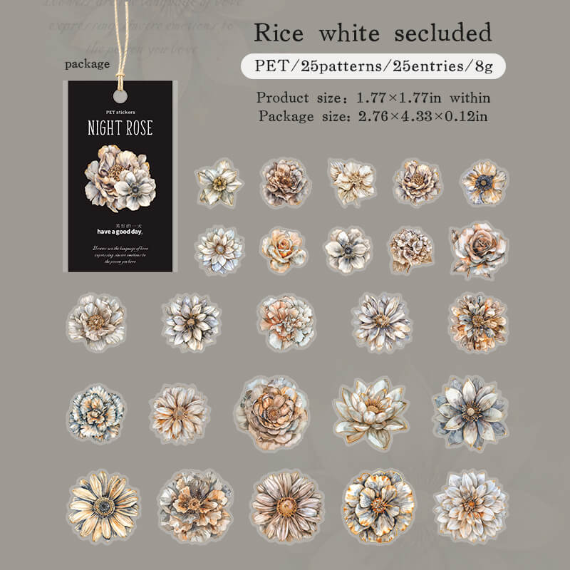 RiceWhiteSecluded-Stickers-Scrapbooking