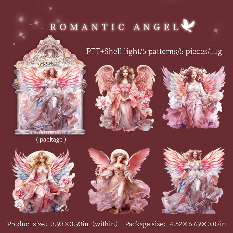 Large Size Maiden Angel Stickers