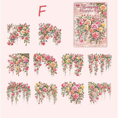 RomanticFlowerVine-Stickers-Scrapbooking-F