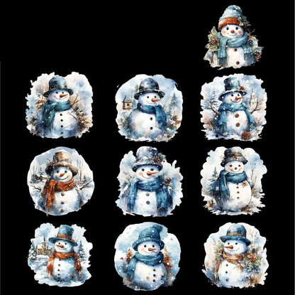 RomanticSnowman-Stickers