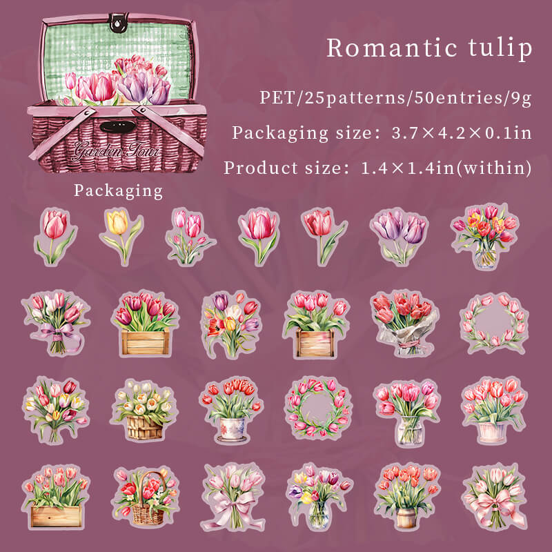 Romantictulip-Sticker