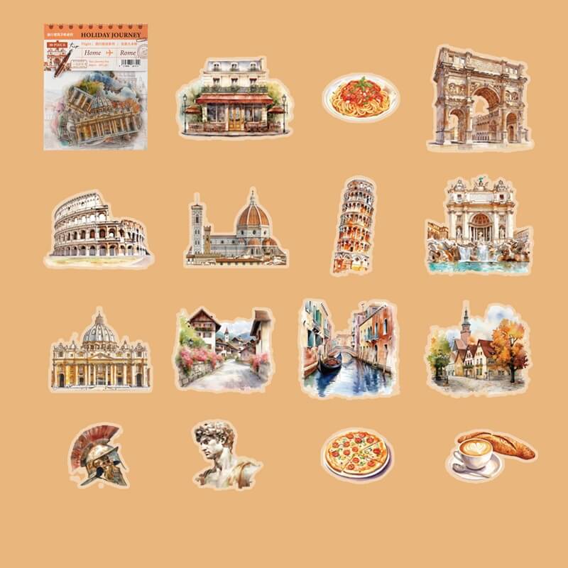     Rome-Stickers-Scrapbooking