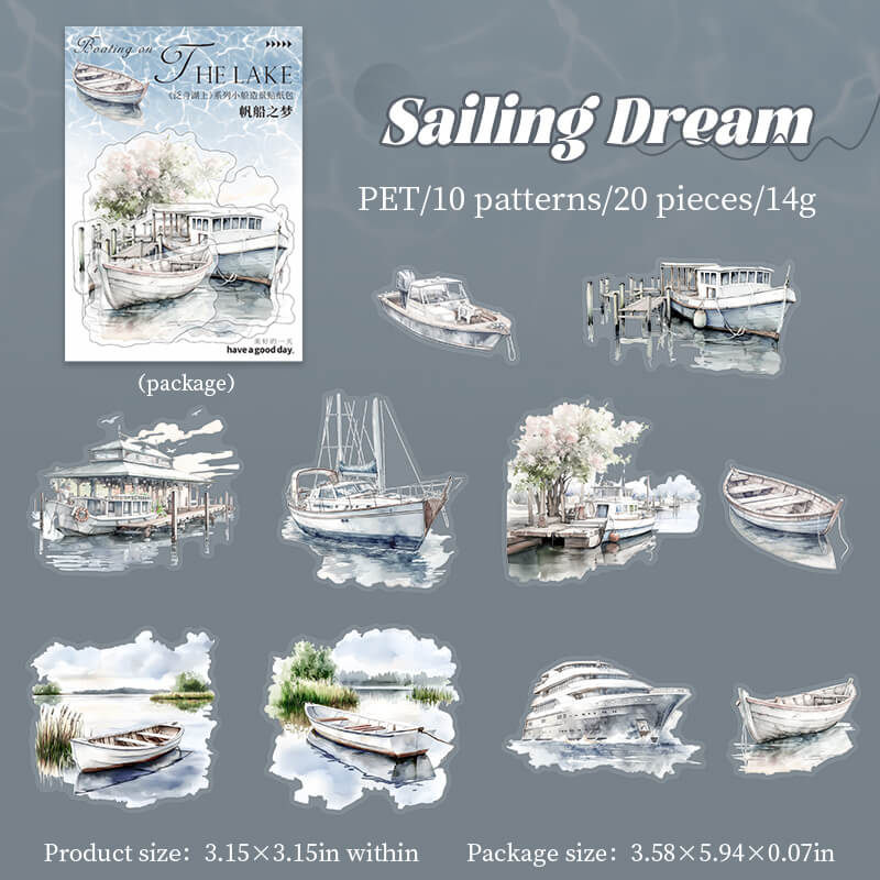 SailingDream-Stickers-Scrapbooking