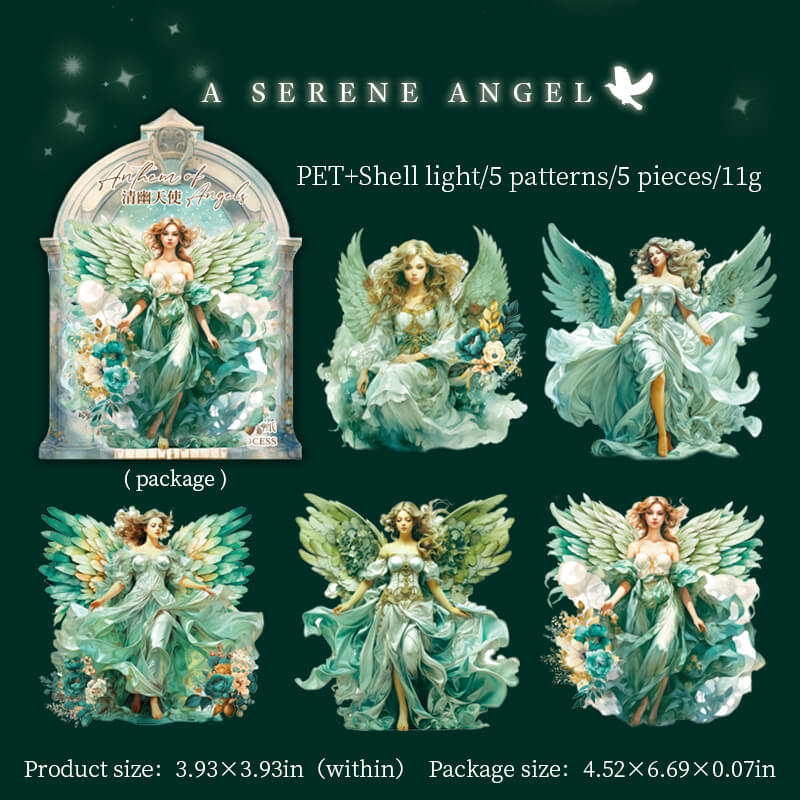 Large Size Maiden Angel Stickers