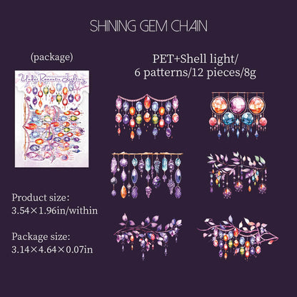 ShineGemChain-Stickers-Scrapbooking