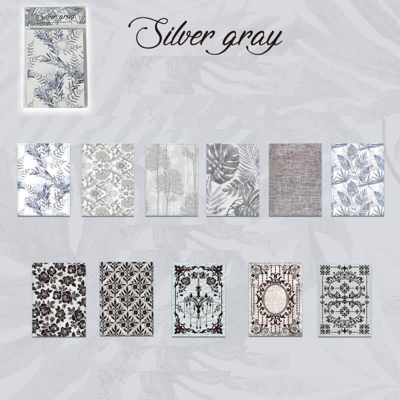 SilverGray-Paper-Scrapbook