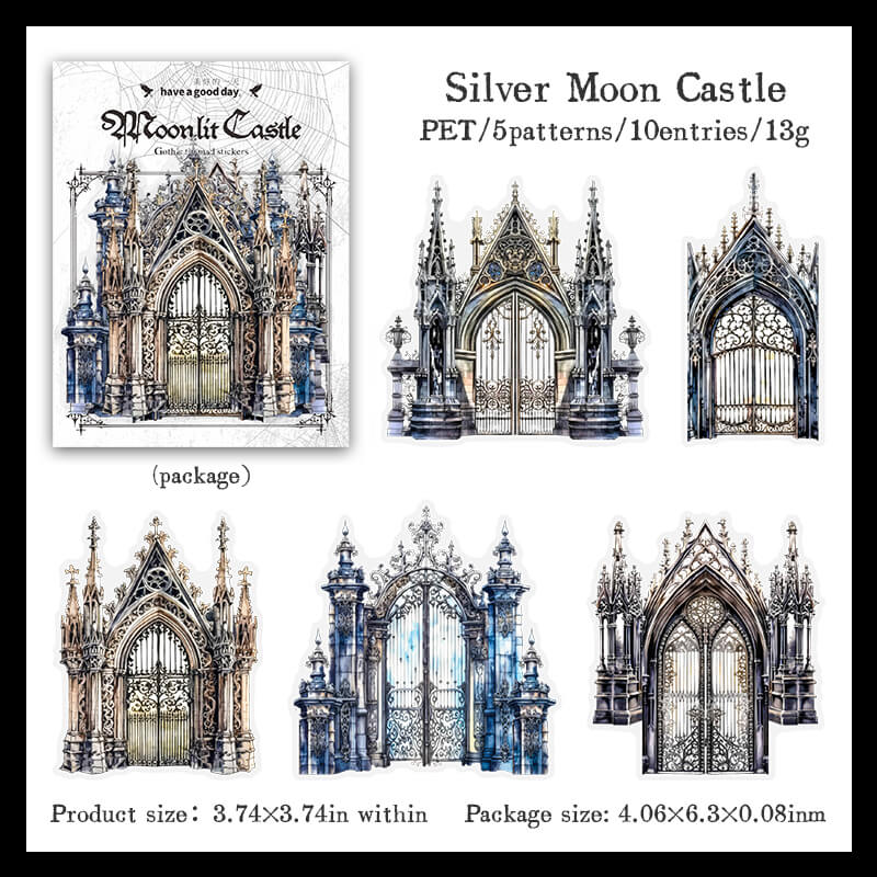 SilvermoonCastle-Sticker-JunkJournal