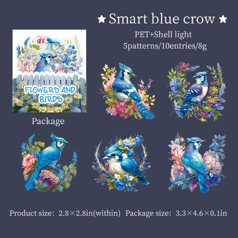Smartbluecrow-sticker-scrapbook