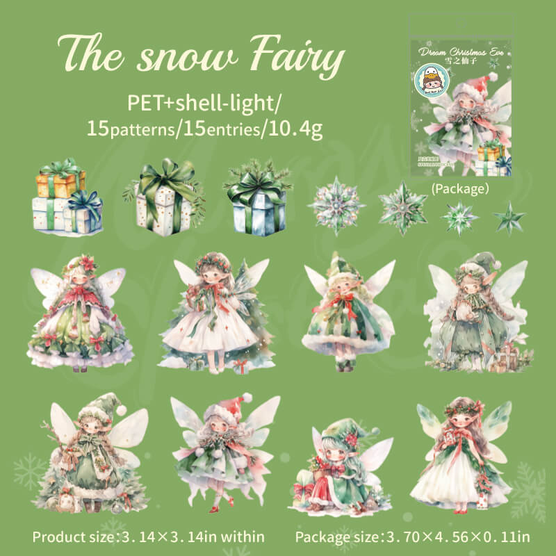 SnowFairy-Stickers-Scrapbooking