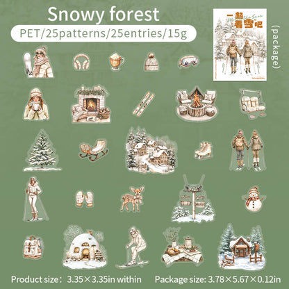 SnowyForest-Stickers-Scrapbooking