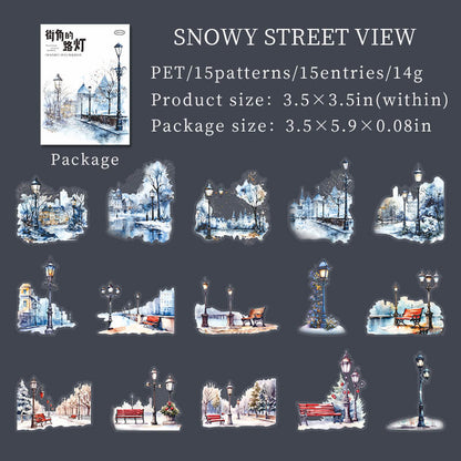 SnowyStreetView-Sticker-Scrapbooking