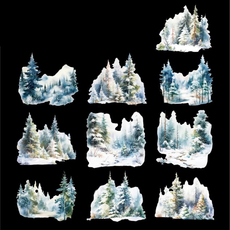 SnowyWoods-Stickers