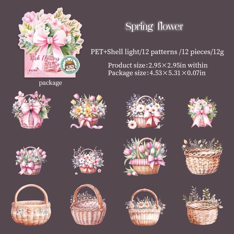 SpringFlower-Stickers-Scrapbooking