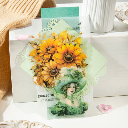 StampedSunflowers-Stickers-Scrapbooking