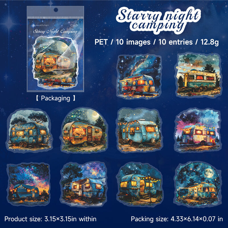 StarryNightCamping-Stickers-Scrapbooking