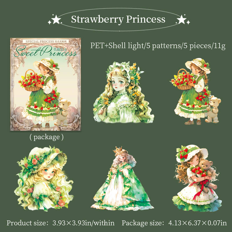 StrawberryPrincess-Stickers