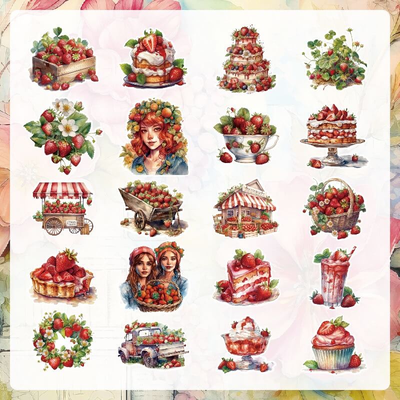 StrawberryShortcake-Stickers-Scrapbooking