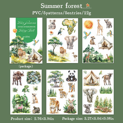 SummerForest-Rub-OnStickers-Scrapbooking