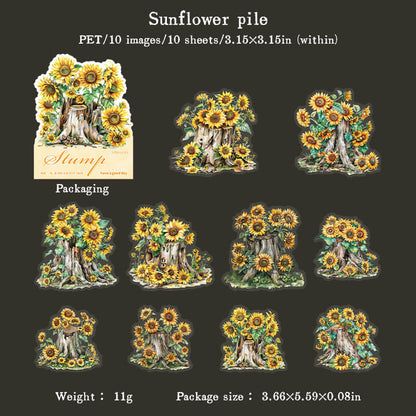 Sunflowerpile-Stickers-Scrapbooking