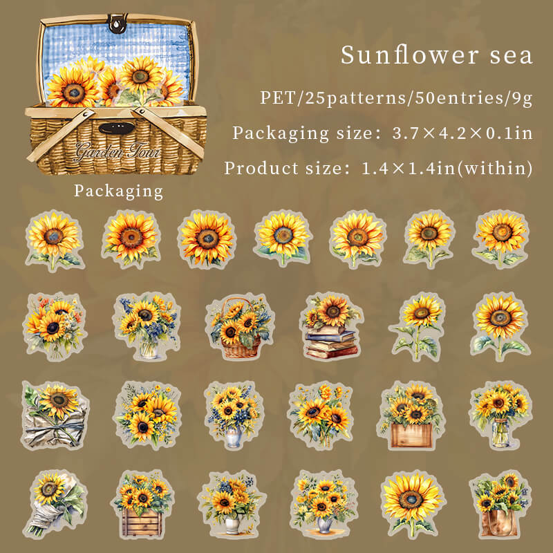 Sunflowersea-Sticker