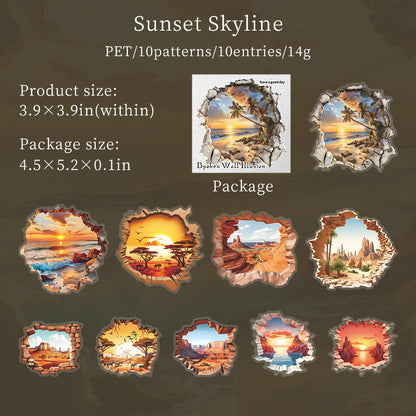 SunsetSkyline-sticker-scrapbooking