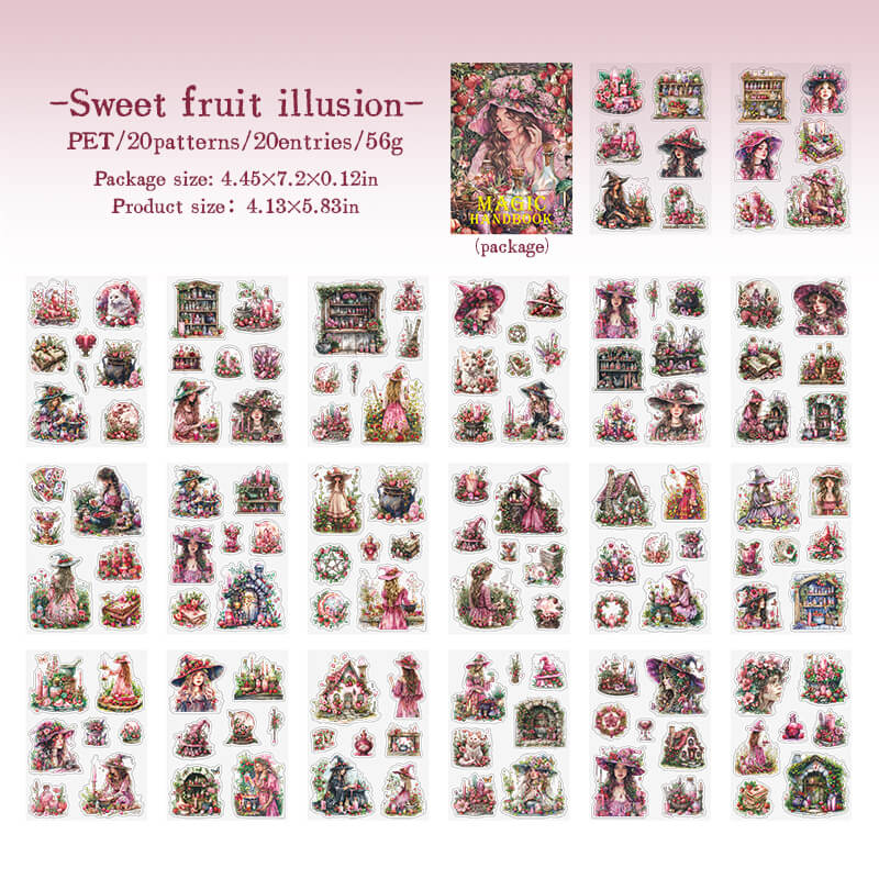  SweetFruitIllusion-StickerBook-Scrapbooking