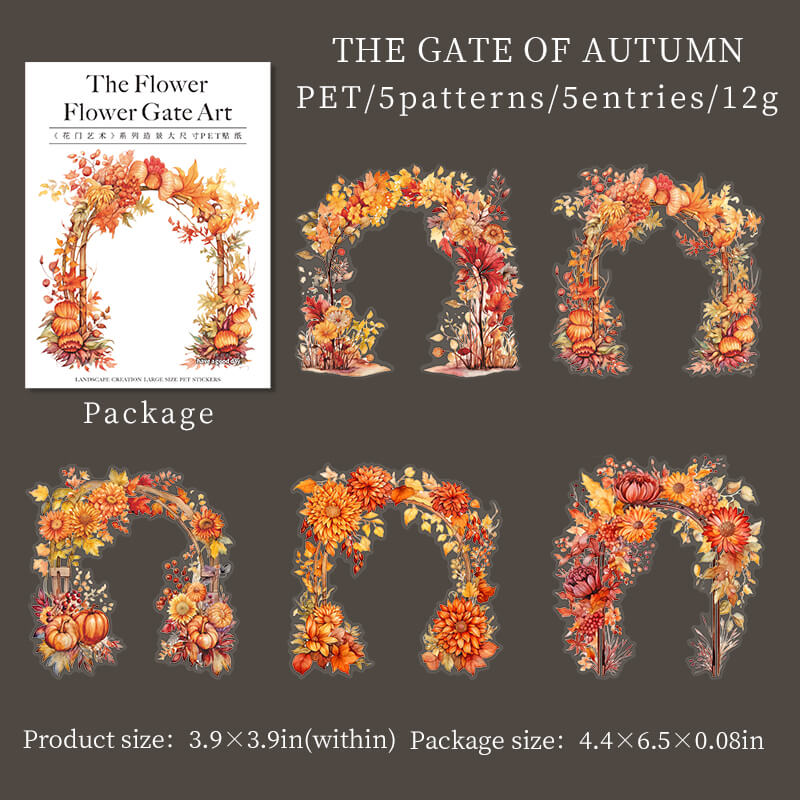 TheGateofAutumn -Stickers-Scrapbook