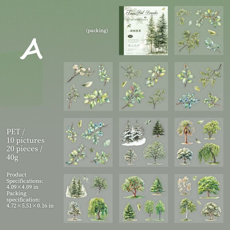 Tree and Branches Series Sticker Book